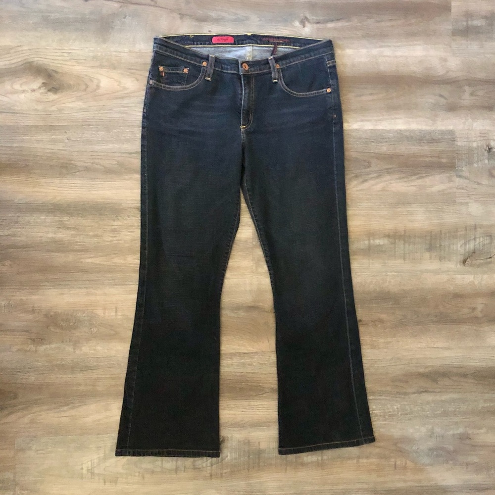 AG The Angel Dark Wash Bootcut Jeans - Picture 2 of 8